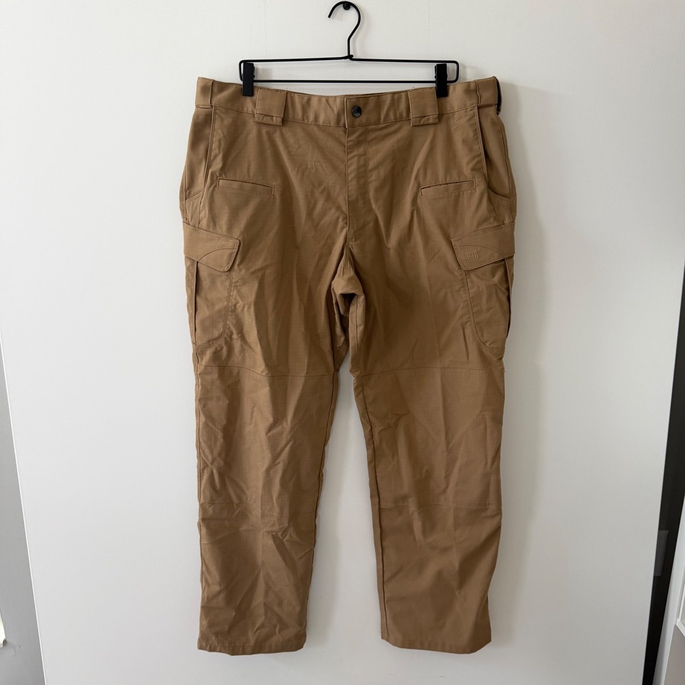 5.11 Tactical Stryke Cargo Pants 38x30 Kangaroo Brown Ripstop Flex-Tac 74369-120